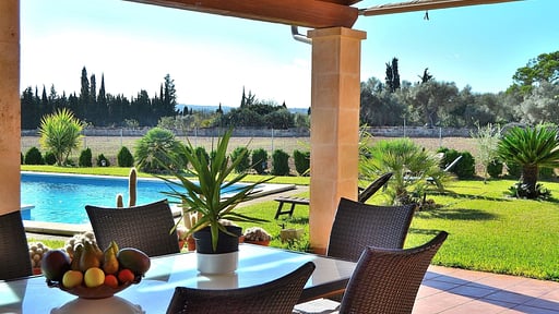 Finca Sant Vicenç Terraza/balcón