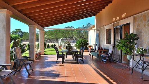 Finca Sant Vicenç Terraza/balcón