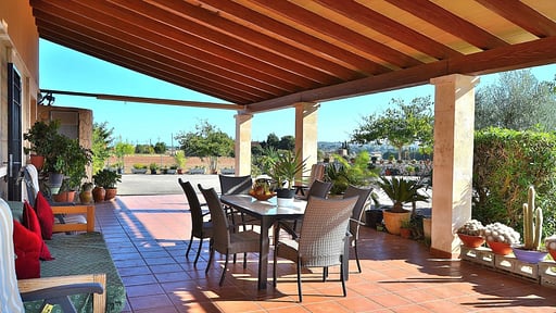 Finca Sant Vicenç Terraza/balcón