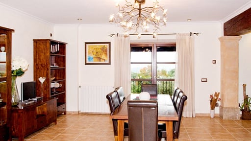 Finca Ses Oliveres d´Ariany Salle à manger