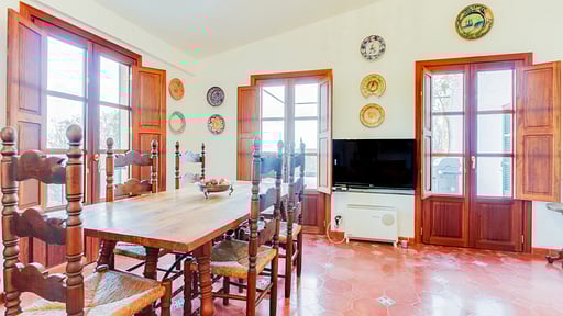 Finca Son Corcó Dining area