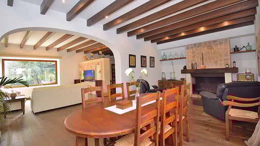 Finca Son Fonto Dining area
