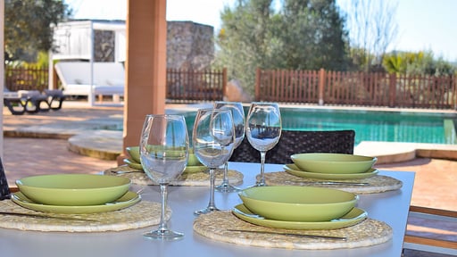 Finca Son Arcaines de Can Simó Обеденная зона