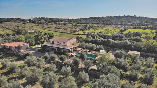 Finca Son Arcaines de Can Simó Фото с дрона