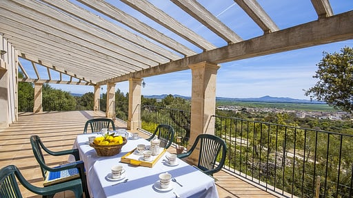 Finca Son Morei Terraza/balcón