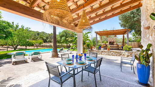 Finca Son Rabassa Dining area