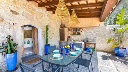 Finca Son Rabassa Dining area