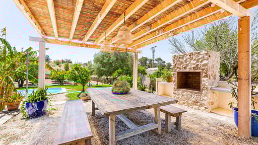 Finca Son Rabassa Dining area