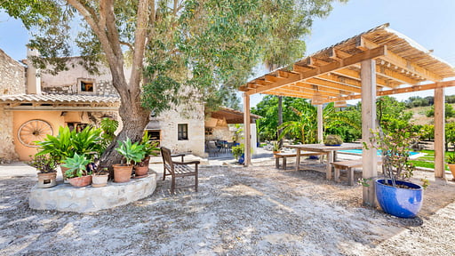 Finca Son Rabassa Dining area