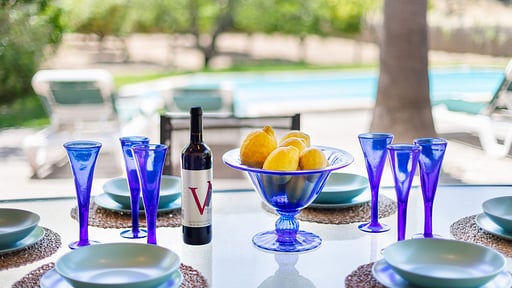 Finca Son Rabassa Dining area