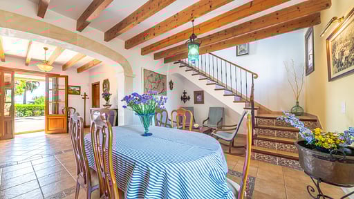 Finca Son Ramon Llull Dining area
