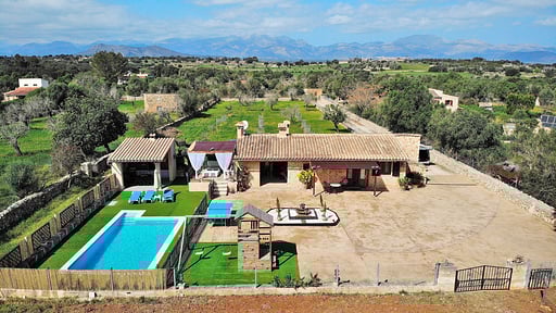 Finca Son Sitges Фото с дрона