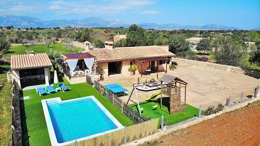 Finca Son Sitges Фото с дрона