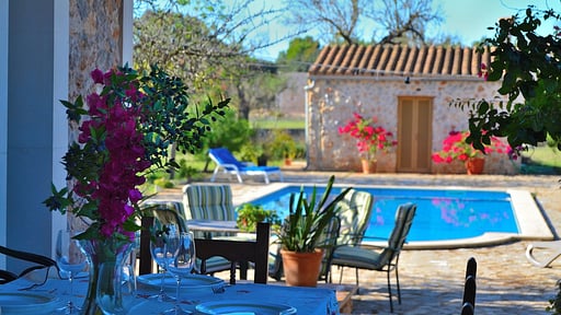 Finca Son Tresco Терраса/веранда