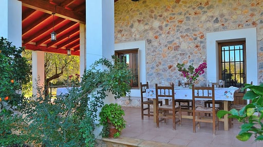 Finca Son Tresco Терраса/веранда