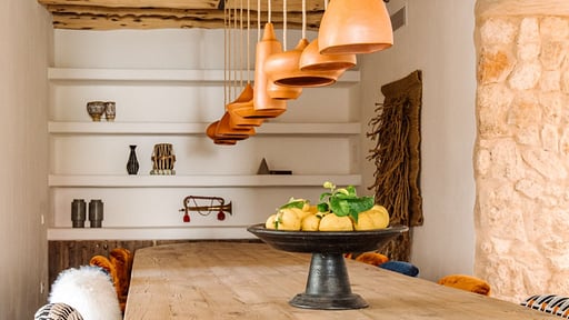 Finca Utopia Dining area