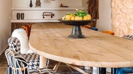Finca Utopia Dining area