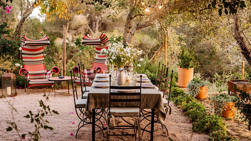 Finca Utopia Dining area