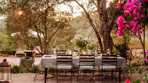 Finca Utopia Dining area
