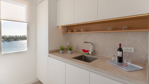 First Line Apartment Kitchen