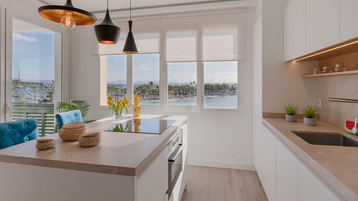 First Line Apartment Kitchen