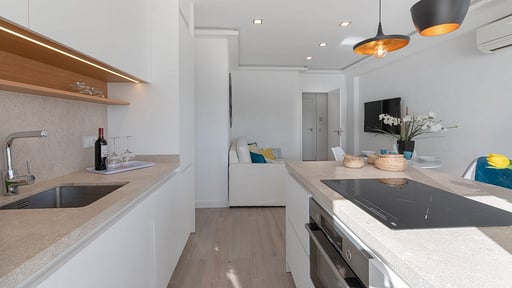 First Line Apartment Kitchen