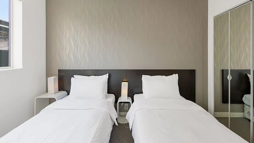 First Tracks Two Bedroom Apartment Bedroom 2