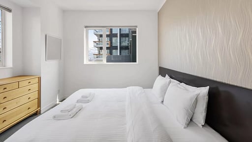 First Tracks Two Bedroom Apartment Bedroom 1