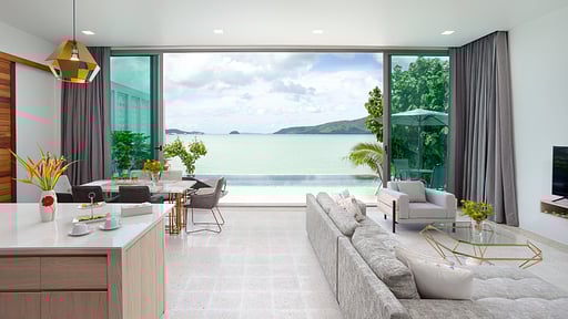 Fisherman Way Signature Beachfront Villa Living room