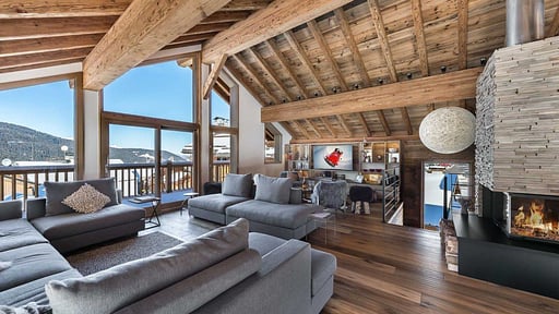 Chalet Fontany Wohnbereich
