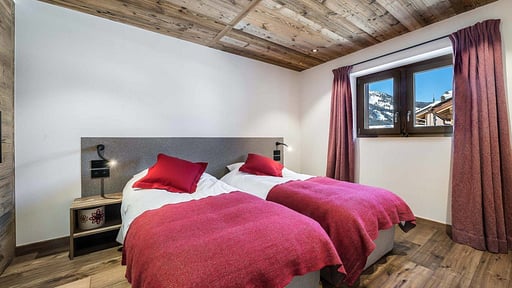Chalet Fontany Schlafzimmer 1