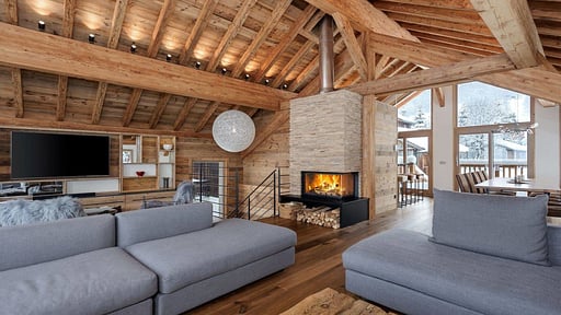 Chalet Fontany Wohnbereich