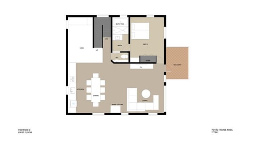 Foxwood House D Floor plan