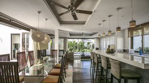 Frangipani Pool Villa Dining area