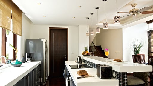 Frangipani Pool Villa Kitchen