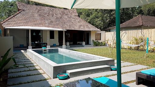 Frangipani Villa Marari Swimming pool