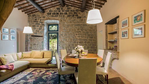 Frantoio Apartment Dining area