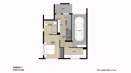 Fubuki House 1 Floor plan