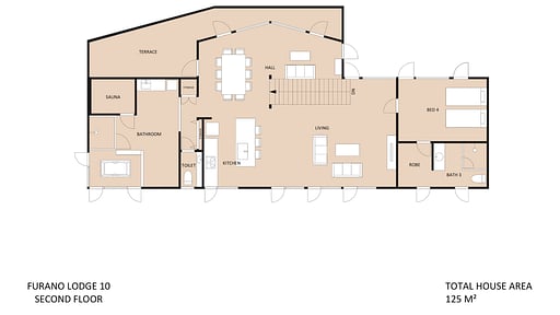 Furano Lodge 10 Floor plan