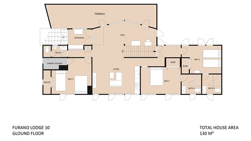 Furano Lodge 10 Floor plan