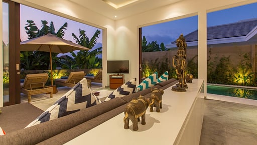 Villa Gajah Seminyak Living room