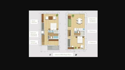 Gakuto Villas Floor plan