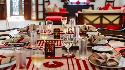 Galle Fort No39 Dining area