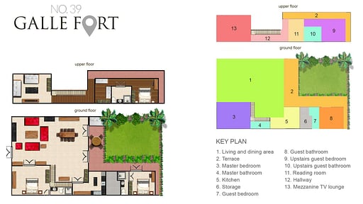 Galle Fort No39 Floor plan