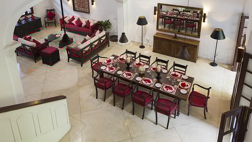 Galle Fort No39 Dining area