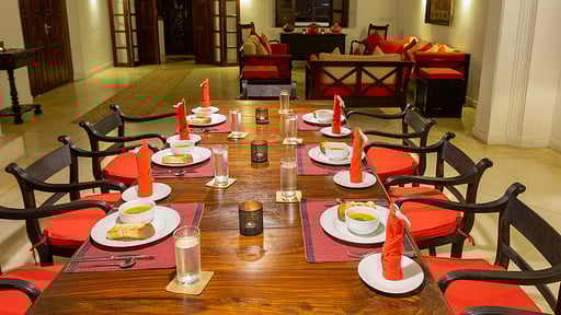 Galle Fort No39 Dining area