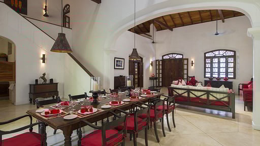 Galle Fort No39 Dining area