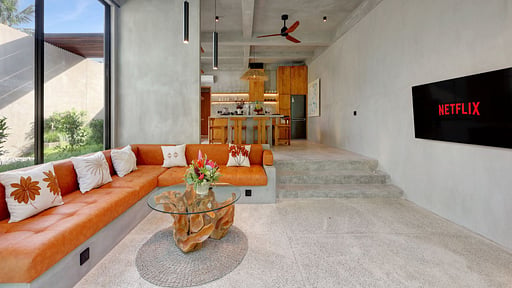 Garden Villa Ubud Two Living room