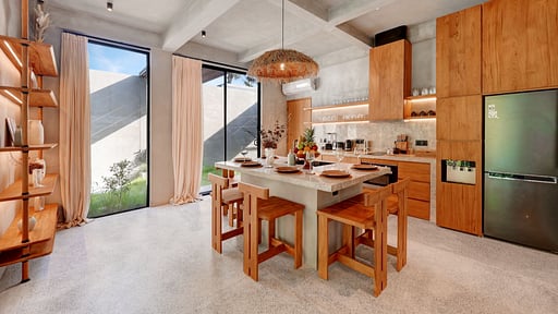 Garden Villa Ubud Two Kitchen