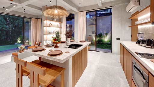 Garden Villa Ubud Two Kitchen